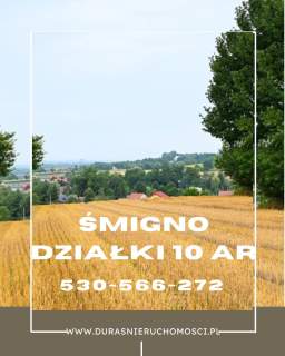 Śmigno działka budowlana 10 ar