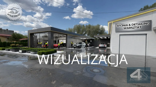 Myjnia działki 981 m Potencjał biznesowy