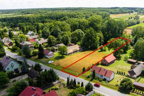 Działka budowlana Zaczarnie - gm. Lisia Góra 