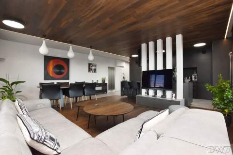 Apartament 82 m2, 3 miejsca postojowe, taras 77 m2
