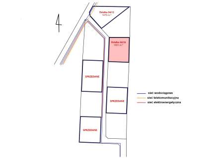 Działka 1501m2 Kłudno Nowe gm. Grodzisk Mazowiecki