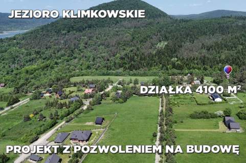 Działka budowlana 41a, Uście Gorlickie, Z projektem i PNB