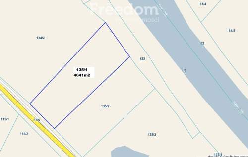 Działka o pow. 4641m2 w Stobcu gmina Stegna
