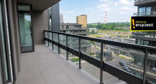 Nowoczesny apartament Kielce Plaza z tarasem