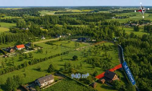 Działka przy lesie na Jurze, Rajsko gm. Mstów