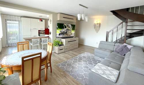 Dwupoziomowy apartament z garażem