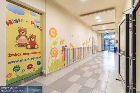 Lokal na parterze galerii handlowej na osiedlu