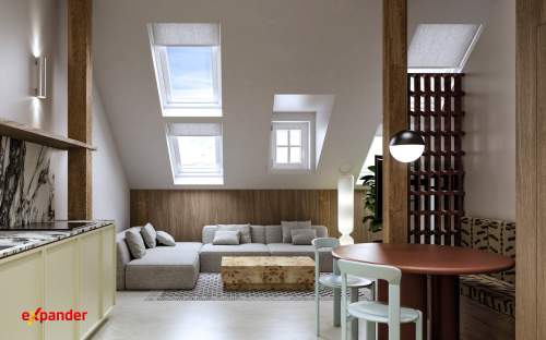 Mieszkanie typu LOFT z widokiem na CENTRUM miasta 