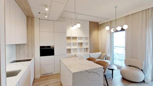 Apartament z balkonem, A/C i garażem-Kasprzaka 29