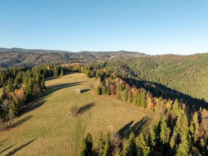 Dziaka budowlana z projektem w Niedzicy