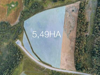 Działka przemysłowa 5,5 HA Podborze Mielec