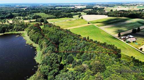 Duża działka siedliskowa nad Jeziorem Kiełpino