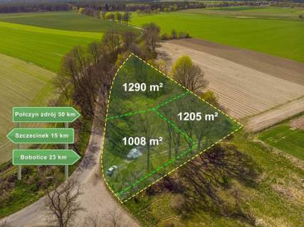 Działka budowlana na sprzedaż, 1200 m2, Grzmiąca