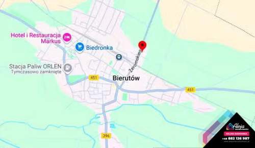 Dobra działka SUPER INWESTYCJA Bierutów