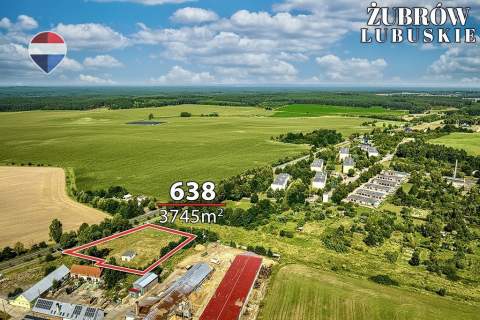 Działka inwestycyjna z WZ, 3.745 m 