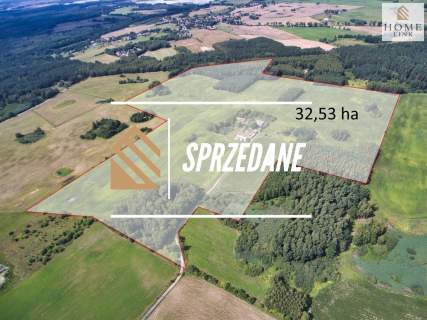 Siedlisko z domem i 3 budynkami k. Purdy