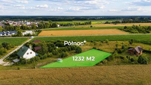 Działka budowlana przy ul. Jagodowej 1232m2