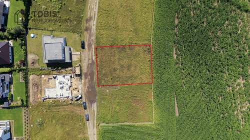 Działka budowlana 855 m2 WZ Zakrzewo