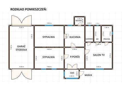 Dom w starym stylu lat 40-tych dla miłośników PRLu