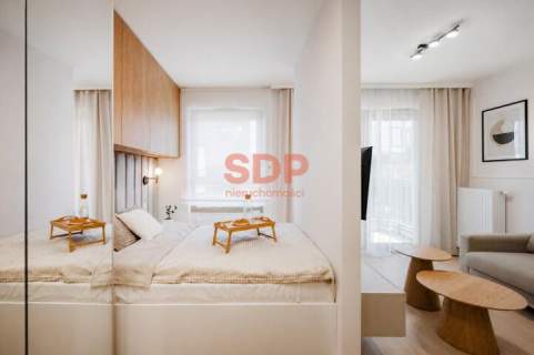 Kępa Mieszczańska Studio premium z balkonem Gotowe