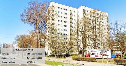 Kawalerka, Solidarności, Licytacja komornicza