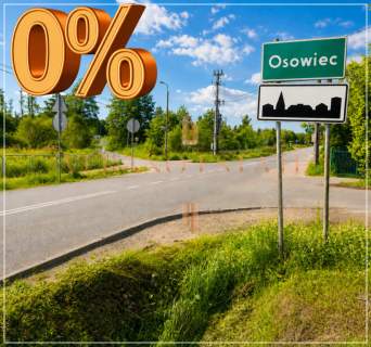 OKAZJA 1243 m2 piękna działka budowlana