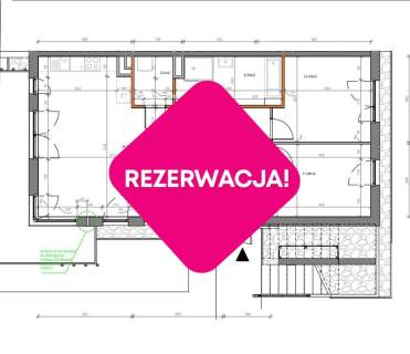 3 pokoje, prywatny ogród z tarasem