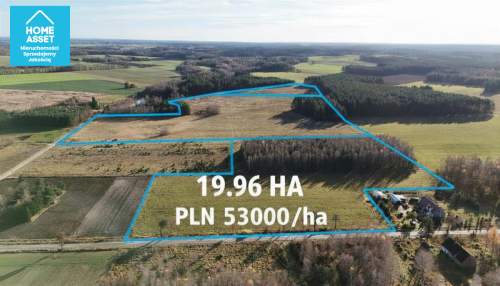 19,96 HA PRZY S6 GRUNT ROLNY POMORSKIE