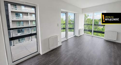 Nowoczesny apartament Kielce Plaza z tarasem