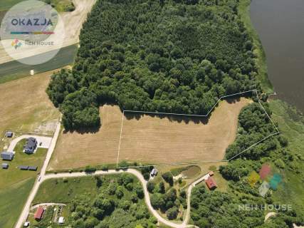 Działka z linią brzegową i możliwością zabudowy