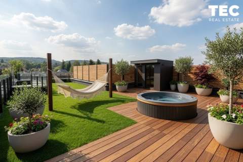 102m2 z tarasem 115m2 - taniej niż u dewelopera