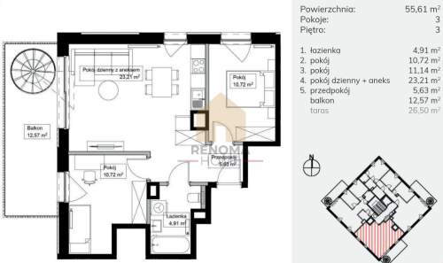 Apartament Premium w Parku z Tarasem