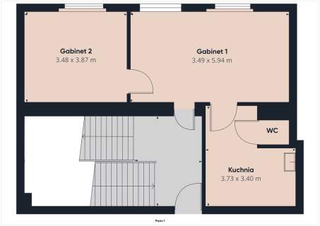 Komfortowe biuro 46,1 m z Rybnik