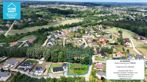 Gościcino Działka budowlana z lasem 3127m2
