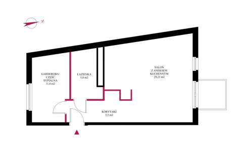 Nowoczesny apartament z balkonem bez Pcc Wilda