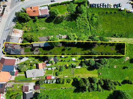 Dwa domy budynek gosp. na działce 1 900 m2 Centrum Jordanowa