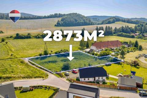 Działka budowlana 2.873 m , z mediami i dojazdem