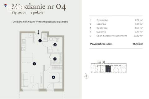 Mieszkanie 2 pokoje z balkonem Bielsko-Biała