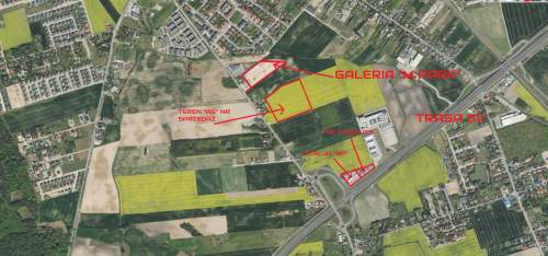 Teren inwestycyjny przy trasie S11