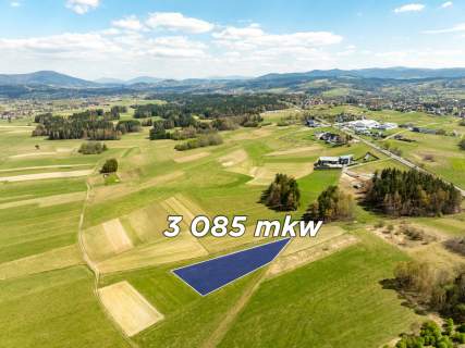 Działka rolna na sprzedaż, 3085 m2, Raba Wyżna