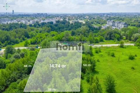 Działka inwestycyjna 14,74 ara   MPZP U6