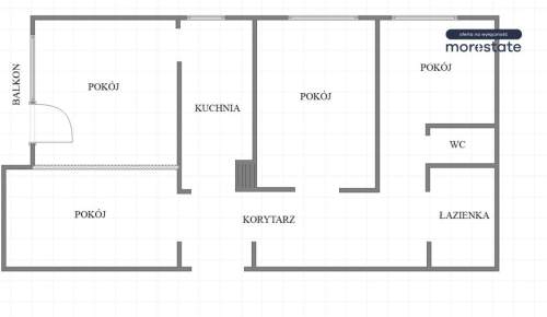 4-pokojowe mieszkanie, Czyżyny, balkon i piwnica