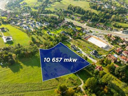 Działka budowlano-usługowa 1,06 ha Rabka-Zdrój