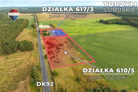 Na sprzedaż 2 działki z potencjałem inwestycyjnym
