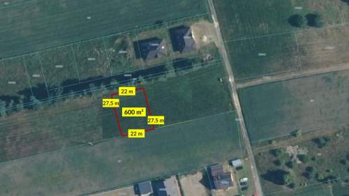 Działka budowlana Lubliniec Wymyślacz 600m2