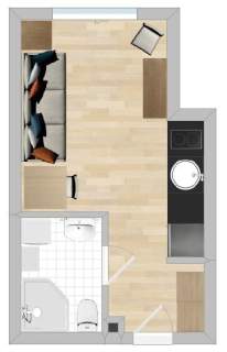 Zachodnia 101, kawalerka pet friendly w Centrum