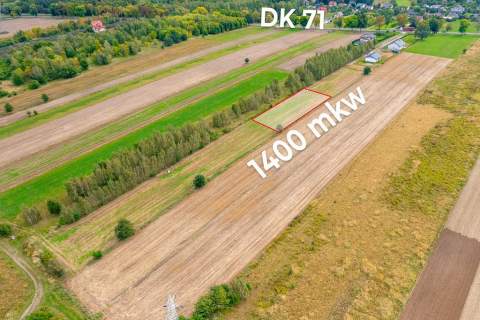 Spokojna działka 1400 m Skotniki Media WZ