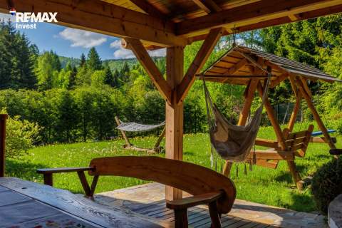 Dom z bala, Beskidy, Stryszawa