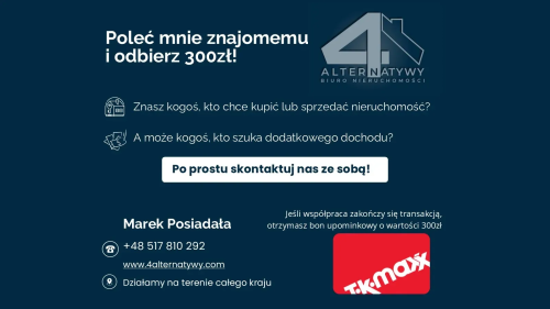 3 pokoje z balkonem