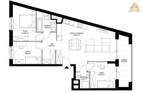 Apartament 4-pokojowy// blisko centrum